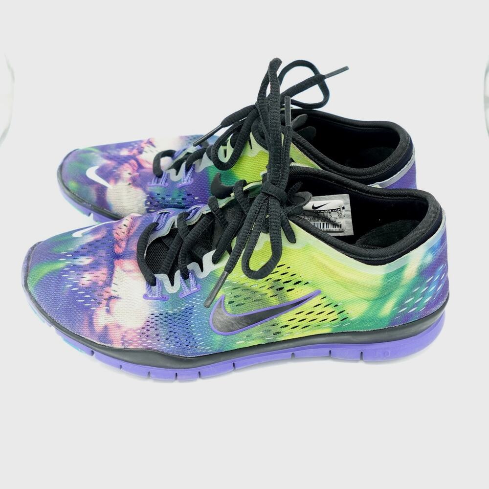 Nike TR Fit Training FREE Rainbow Mesh Running Shoe Size 6 Womens